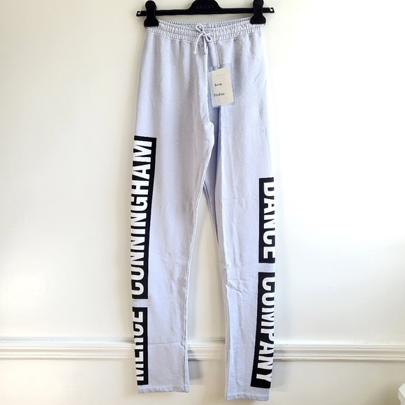 Acne Studios Merce Cunningham Dance Pale Blue Track Pant Sweatpants NWT Size XS - Picture 11 of 16